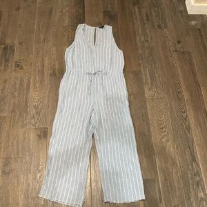 Anthropologie Drew Linen Jumpsuit